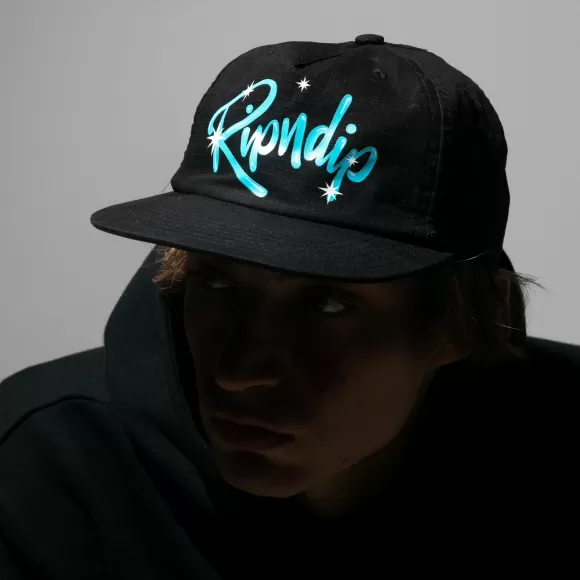 Ripndip 6 Panels | Sprinkles 6 Panel Black