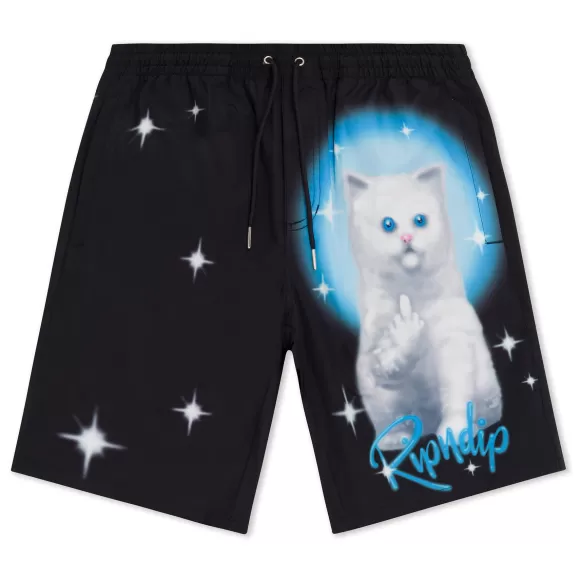 Ripndip Beach Items | Sprinkles Swim Shorts Black