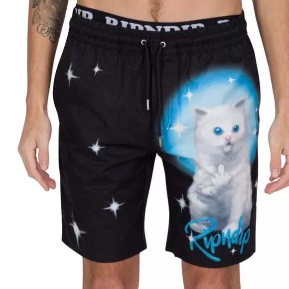 Ripndip Beach Items | Sprinkles Swim Shorts Black