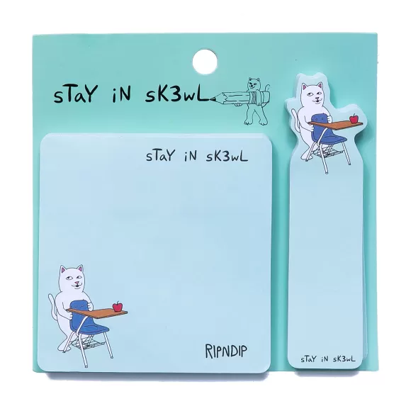 Ripndip Miscellaneous | Stay In Sk3Wl Post It Note Pack Multi