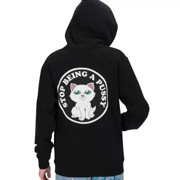 Ripndip Hoodies / Crewnecks | Stop Being A Pussy Hoodie Black