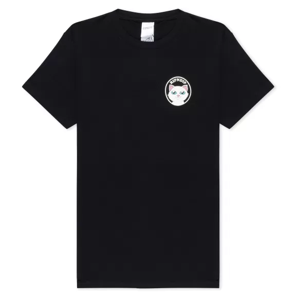 Ripndip Shorts Sleeve Tees | Stop Being A Pussy Tee Black