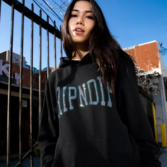 Ripndip Hoodies / Crewnecks | Summer Revenge Rhinestone Hoodie Black