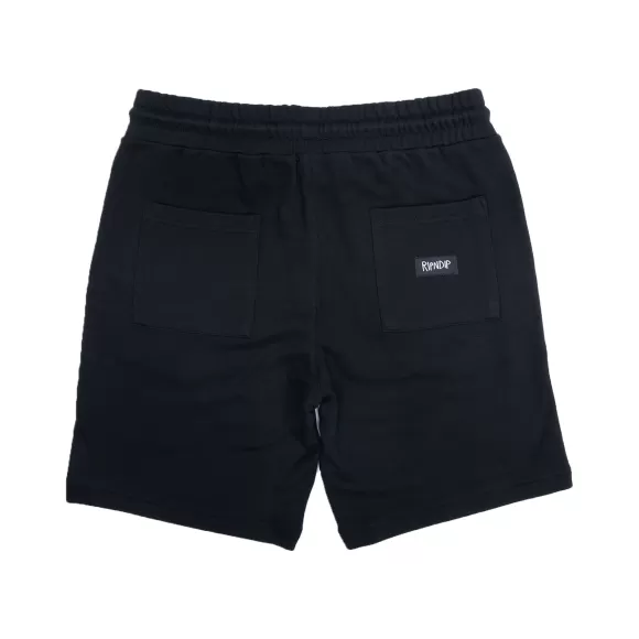 Ripndip Shorts | Summer Revenge Rhinestone Sweatshorts Black