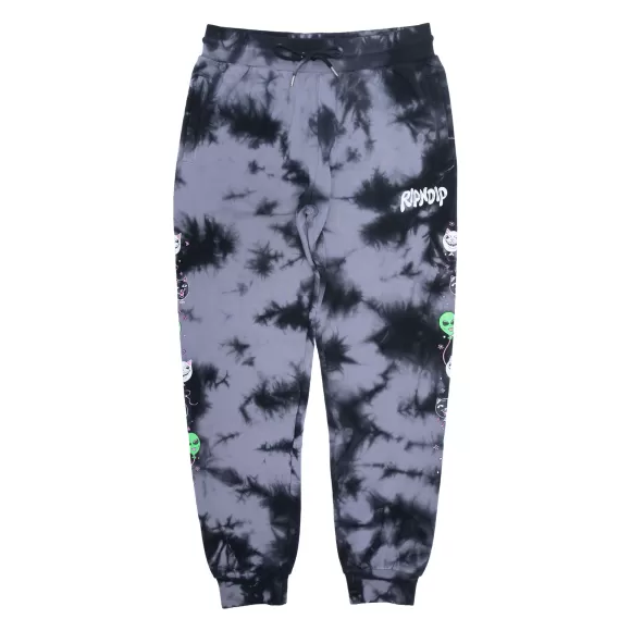 Ripndip Sweats | Super High Sweatpants Black Lighting Wash