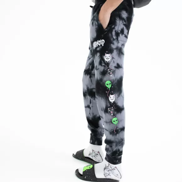 Ripndip Sweats | Super High Sweatpants Black Lighting Wash