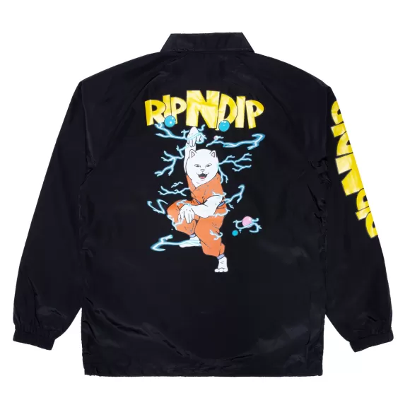 Ripndip Jackets | Super Sanerm Coach Jacket Black