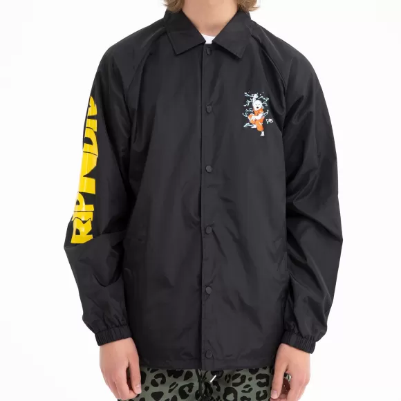 Ripndip Jackets | Super Sanerm Coach Jacket Black