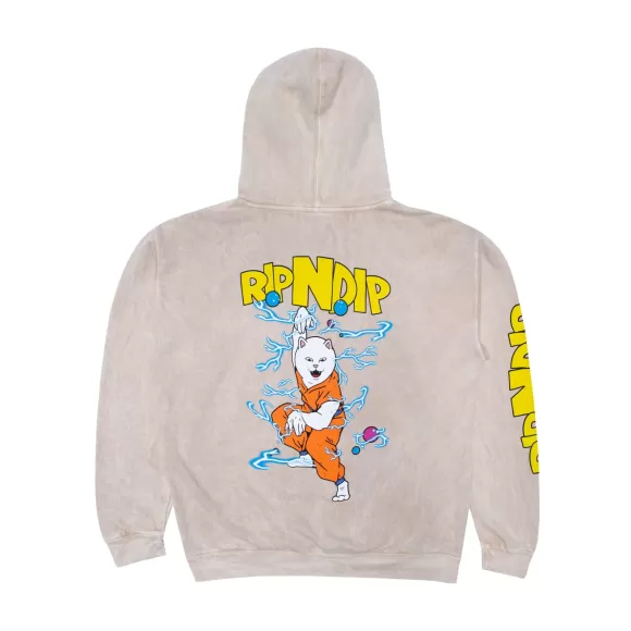 Ripndip Hoodies / Crewnecks | Super Sanerm Hoodie Beige Vintage Wash