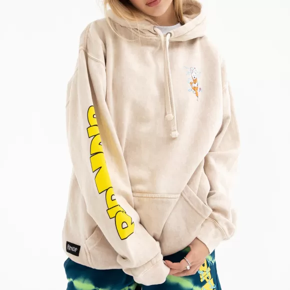 Ripndip Hoodies / Crewnecks | Super Sanerm Hoodie Beige Vintage Wash