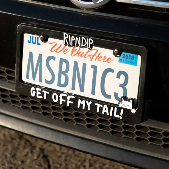 Ripndip Miscellaneous | Tailgate License Plate Frame Black