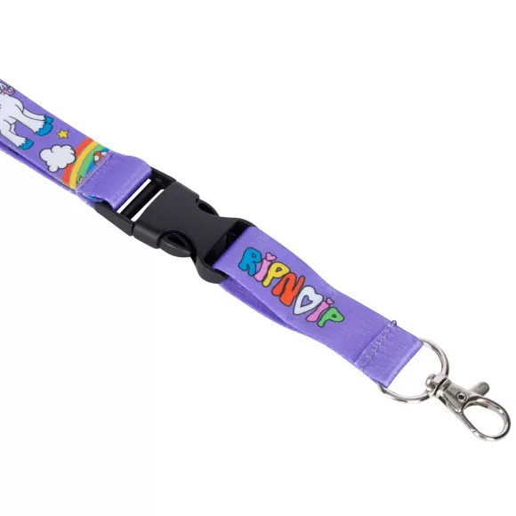 Ripndip Lanyards / Keychains | Taste The Rainbow Lanyard Lavender