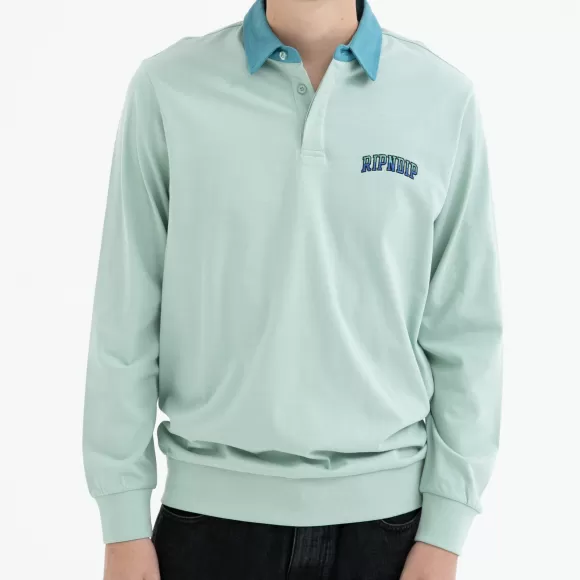 Ripndip Knits / Sweaters | Team Spirit Long Sleeve Rugby Sage