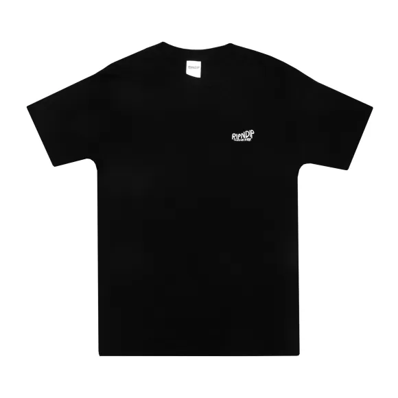 Ripndip Shorts Sleeve Tees | The Great Wave Of Nerm Tee Black