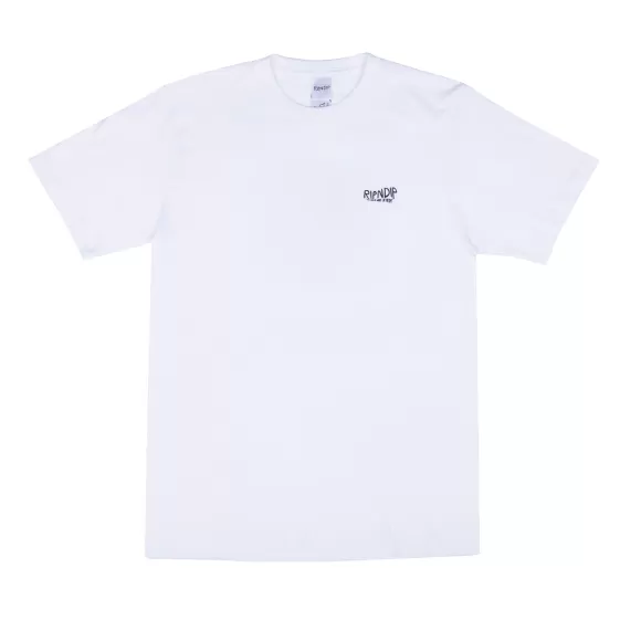 Ripndip Shorts Sleeve Tees | The Great Wave Of Nerm Tee White