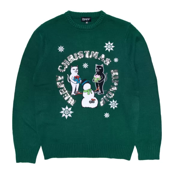 Ripndip Holiday Sweaters | Tis The Season Sweater Hunter Green