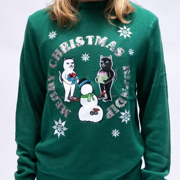 Ripndip Holiday Sweaters | Tis The Season Sweater Hunter Green