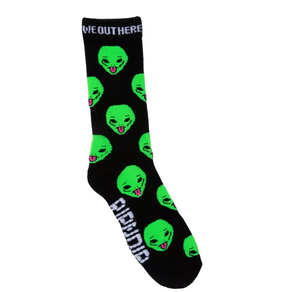 Ripndip Shop All Socks | We Out Here Socks Black