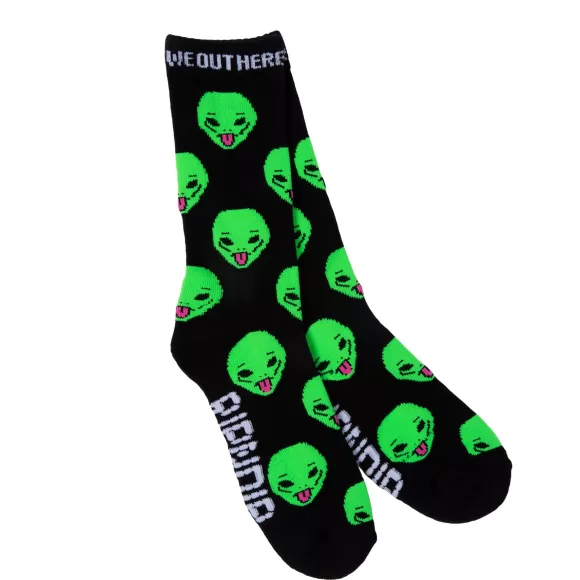 Ripndip Shop All Socks | We Out Here Socks Black