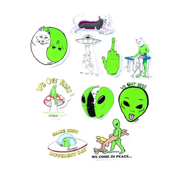 Ripndip Miscellaneous | We Out Here Sticker Pack Multi