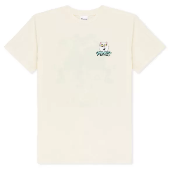 Ripndip Shorts Sleeve Tees | We Outside Tee Natural