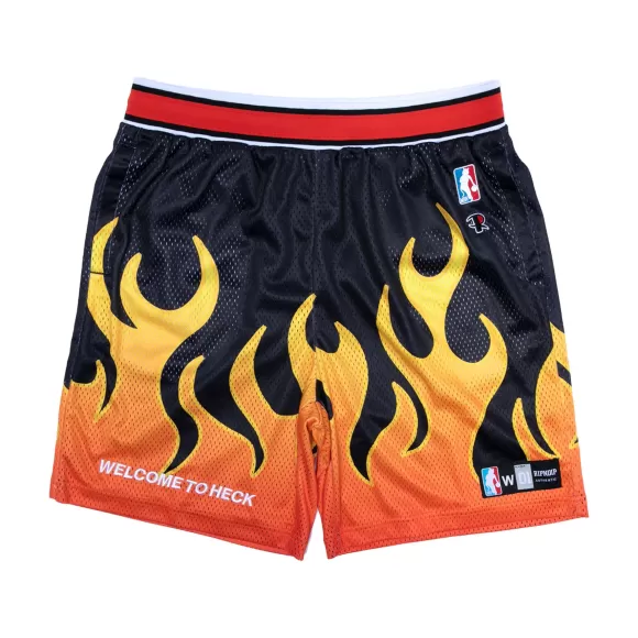 Ripndip Shorts | Welcome To Heck Basketball Shorts Black