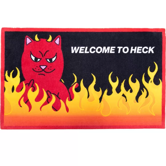 Ripndip Shop All Rugs | Welcome To Heck Rug Black