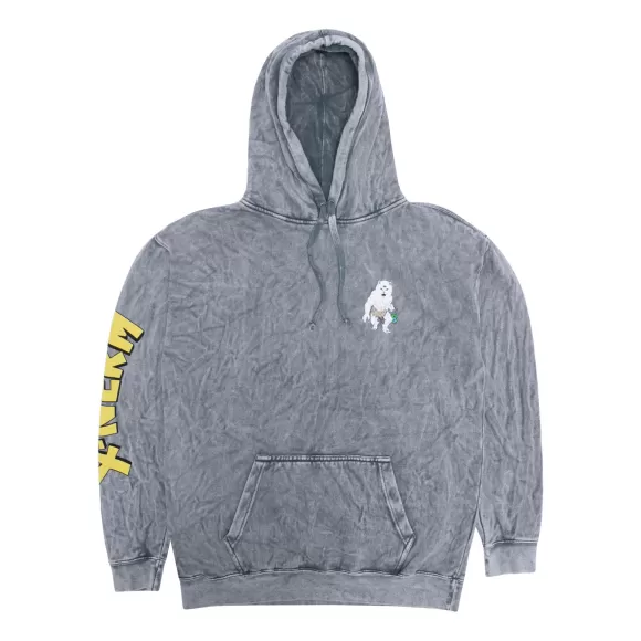 Ripndip Hoodies / Crewnecks | X Nerm Hoodie Charcoal Mineral Wash