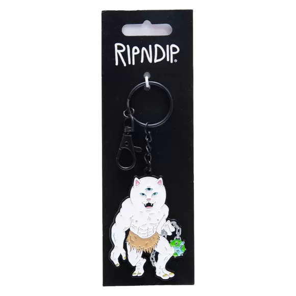 Ripndip Lanyards / Keychains | X Nerm Keychain White