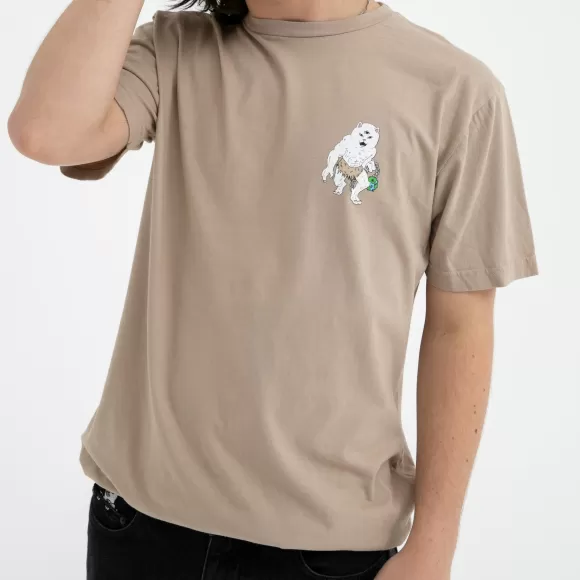 Ripndip Shorts Sleeve Tees | X Nerm Tee Almond