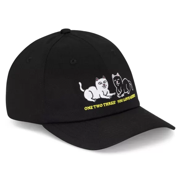 Ripndip Dad Hats | You Love Me Dad Hat Black