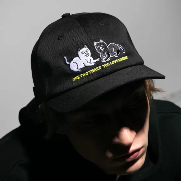 Ripndip Dad Hats | You Love Me Dad Hat Black