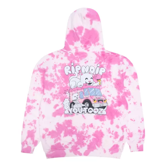 Ripndip Hoodies / Crewnecks | Youtooz Crazy Cream Truck Hoodie Pink Tie Dye